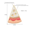 Broches 8 pièces/ensemble Pizza mon coeur épinglette BFF ami pour toujours amitié broche commémorative sac à dos accessoires