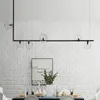 Chandeliers Nordic Horizontal Led G9 Pendant Lights Dining Room Black Gold Metal Lamp Adjustable Suspend Indoor Lighting