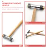 Hammer Hammer Mini Mallet Wood Small Handle Household Hammers Wooden Head Watch Mallets Crab Lobster Jewelry Ware Hard Blocks