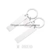 Porte-clés Personnalisé Couple Porte-clés En Acier Inoxydable Spliter Coeur Anneau Saint Valentin Cadeau Drop Delivery Bijoux Dh0Jm