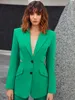 Women's Two Piece Pants Summer Green Wide Leg Pant Suits 2023 Women Sexy Hollow Back Wedding Wear Mother Of The Bride Trousers Set