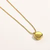 Collier de créateur plaqué or pour femmes marques C-letter Pendant Chain Chain Colliers Bijoux Accessoire de haute qualité Never Fade 20style