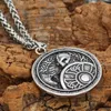 Pendant Necklaces Nordic Viking Stainlee Steel Amulet Talisman Necklace With Gift Bag