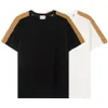 Summerstreet Fashion Märke Lightning Letter T-shirt Tryckt Tennis Racquet Casual Short Sleeve Men and Womensame Top S-XXL