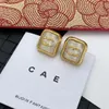 Gift Gold Plated Solid Color Eardrop High Quality Spring New Love Designer Brand Letter C Stamp Stud 2023 Charm Dangle Earrings