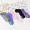 Party Favor Yoga Socks Non Slip Massage Ankle Women Pilates Fitness Färgglad tå Hållbar dansgrepp Övning Tryckt Gym Dance Sport Socks Q55