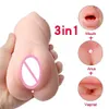 Echte Pussy Sex Spielzeug Männer Männlich Realistische Oral Mund Masturbatoren Für Mann Deep Throat Mit Zunge Vagina Masturbation Cup Shop