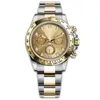 Luksusowy projektant zegarków męskich AAA Automatyczny zegarek mechaniczny 40 mm ze stali nierdzewnej Luminous Sapphire zegar Wodoodporny Księżyc na nadgarstek Orologio Wysoka jakość