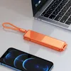 Аксессуары Youpin 3 в 1 USB -кабель тип C шнур быстрого зарядного устройства для iPhone 13 12 Pro Max Youpin Телефон Micro USB -линия выдвижной проволоки