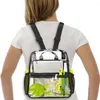 Schooltassen Transparant PVC Set Bag Waterdichte rugzak unisex grote capaciteit vaste keurpaar fashion bagback -ontwerper