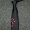 2023 Nya män slipsar Fashion Silk Tie 100% Designer Jacquard Classic Woven Handmade för bröllop Casual and Business Slips med original Box 123