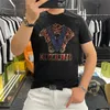 2023 Mode Herren Designer Muster Drucken T-shirts Weiß Schwarz Neueste Stil Polos T-Shirt Männer Frauen Hohe Qualität Kurzarm T-shirts M-4XL