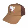 2023 أحدث ألوان قبعات الكرة المصممة الفاخرة قبعة أزياء الشاحنة كبسولات رسائل تطريز عالية الجودة