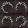 Haar sieraden Ailibride Pearl Crystal Hoofdband Vine Tiara Bridal Headpiece Bride Accessorie Drop levering Haarjewelry Dhgarden DHSWV