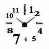 Wall Clocks Clock Watch Reloj De Pared Home Decoration Clcoks 3d Acrylic Special Sticker Living Room Needle