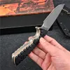 Messen D2 Steel Knife Tactical Military Outdoor Survival Fixed Blade Edc Self Defense Knives Meat Cleaver Hunting Kitchen Butcher Fish