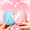 Appliances Ultrasonic Air Humidifier USB Aroma Diffuser Penguin 3 in 1 Colorful Night Light Electric Essential Car Air Purifier Mist Maker