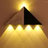 Wall Lamps Aluminum Triangle Colorful LED Light Lamp Modern Home Bedroom Hall Lighting Indoor Outdoor Decoration 3W 4W 5W 8W AC90-260V