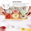 Dinnerware Sets 6 Pcs Ceramic Fruit Bowl Pizza Pasta Noodle Candy Dishes Glass Pudding Bowls Condiment Cups Seasoning