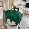 Borsoni Borsa da viaggio in pelle morbida per anziani Borsa da viaggio per uomo e donna di grande capacità impermeabile di lusso alla moda