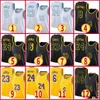 Men LeBron 23 James Lakeres Basketball Jerseys Anthony 3 Davis 8 24 Bryantes los Youth Black Mamba Jerseys shirt