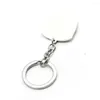 Keychains DARKER THAN BLACK Keychain Metal Pendant Key Ring Holder White Mask Chain Men Jewelry