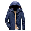 Men's Jackets 2023 Men Winter Jacket Parkas High End Thermal Fleece Wadded Thick Warm Outerwear Casual Coats Jaquetas Masculina Inverno4XL