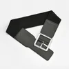 Cinture Donna Cintura elastica a vita larga Vestito elastico da donna Fascia da smoking Fibbia ad ardiglione Stretch Fashion Cinch