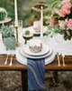 Table Napkin 4pcs Blue Yellow Marble Abstract Square 50cm Party Wedding Decoration Cloth Kitchen Dinner Serving Napkins