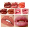 Lipgloss zufällig!!! 1PC Fruit Burst Oil Jelly Lippenstift Vitamin E Mineral Moisturizing Plumping Shiny Glitter