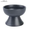 Shaver New Ceramic Pet Bowl Japanesestyle Cat Bowl High Foot Pet Water Food Bowls for Dog Cog Pet Feeding Cog Supplies