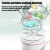 Machines 2022 Ultrasone turbo wasmachine Waundry Portable Travel Washer Air Bubble and Roterende Mini Washing Machine Mini Washing