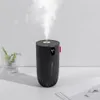 Apparaten Draadloze luchtbevochtiger USB-aromatherapie-diffusor met LED-warme lamp Slimme batterij Digitaal display Draagbare mini-automistmaker