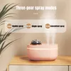 Appliances Colorful Romantic Projection Lamp Air Humidifier USB Charging Dual Nozzle Ultrasonic Cool Aromatherapy Water Essential Oil Diffu