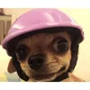 Abbigliamento per cani Cucciolo Gatto Cappello da motociclista Caschi Animali di piccola taglia Cool Fashion Plastica Simpatici animali domestici Berretto da motociclista bello