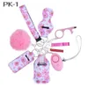 Self Defense Keychain Set For Women 2023 Factory Multi Colors Alarm Pompom Wristlet Suit