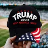 دونالد ترامب قبعة مموهة الولايات المتحدة الأمريكية قبعات البيسبول كاج جعل أمريكا عظيمة مرة أخرى الرئيس ماجا كامو تطريز إسقاط