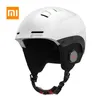 ヘルメットオリジナルXiaomi MijiaワイヤレスBluetoothスキーヘルメットバイクバイクスキーヘルメットMoto Men MEN Waterproof Casque Capacete