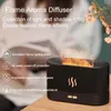 Geräte Xiaomi Flamme Aroma Diffusor Unterstützung Ätherische Öle Feuer Flamme Wirkung Led Licht Kreative USB Luftbefeuchter Für Zimmer Hotel hause