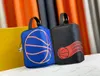 Clutch Toilet Bag Full Leather Embossed Flower Handbag Box Bag Designer Basketball Logo Classic Stickers Luxury Chain Cosmetic Bags