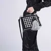 Torby na ramię luksusowe designerskie wełniane torebki akrylowe kobiety marka ręcznie robione frędzle z dzianiny małe panie przezroczone crossobody 230426