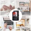 Fans 900W Mini Electric Fan Heater Remote Control Portable Desktop Household Plugin Room Heater Air Heating Space Winter Warmer Fan