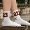 Cotton Man Basketball Socks Roliga Wholesale Skateboard Compression Celebrity Fashion Sport Stars Lucky Number 09/21/23/24/35 Unisex Harajuku Happy