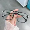 サングラスワックサリアブルーライトブロッキング女性メガネフレーム2023特大の眼鏡アンチコンピューターFashionsunglasses