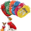 Hondenkleding Hondenkleding Zomer Sport Basketbal Jersey Huisdier Kat Vest Mesh Ademend Hondenshirt voor kleine grote honden Huisdierkostuum J230512