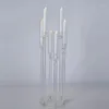 Kerzenhalter 10pcs) Großhandel Candlestick Halter Gold 6 Arme Acrylkristallkandelabra für Hochzeit Herzstück Yudao68