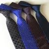 YY2023 Mens Luxury Cocondtie Damier Ties Plaid Designer gravata gravata de seda com caixa azul preto 83k5#28pdz