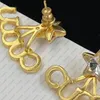 2023 charm earrings new women's fashion luxury brand designer diamond star letter pendant detachable earrings wedding party high end jewelry with box and stamps