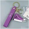 Key Rings Party Gift New Sneaker Keychain Basketball Shoes Car Decoration 6 Colors Tide Keys Chain Pvc Material Birthday Drop Delive Dh0Jx