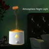 Haushaltsgeräte Xiaomi 3D-Luftbefeuchter mit simulierter Flamme, Quallenspray, Duftdiffusor, Nachtlicht, Luftbefeuchter, Diffusor für ätherische Öle